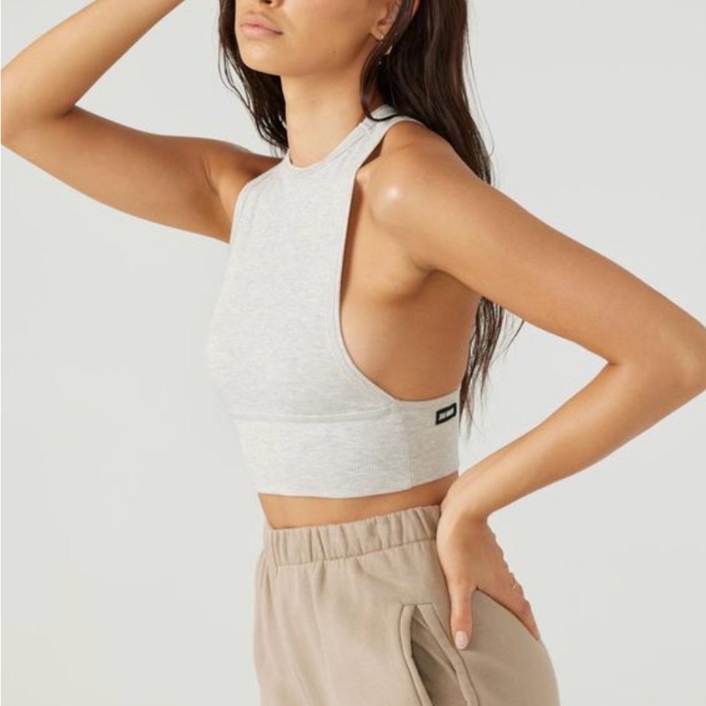 Joah Brown - Longline Tank - Pearl - Size XS/S